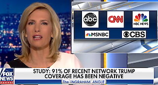 Media coverage of Trump is 91% negative, study finds