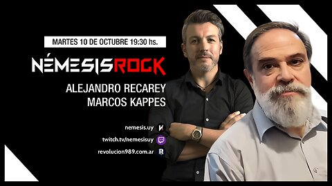 NÉMESIS ROCK - Con Alejandro Recarey, Marcos Kappes, Rafael Suárez, y Julio Razona [10.10.2023]