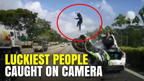 Top 10 Lucky People Caught on Camera