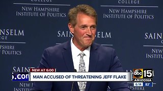 Man facing charges in AZ for threatening Senator Flake