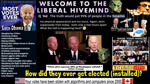 The Several Different faces of Joe Biden, voice change too