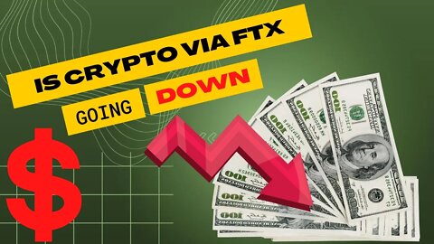 Cryptocurrency FALLING? FTX making people dump their crypto!