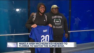 Make-A-Wish Michigan teen headed to Florida for the Super Bowl