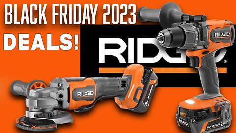 Awesome Ridgid Power Tool Black Friday Deals going on at The Home Depot Right Now