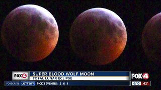 Amazing photos of Super Blood Wolf Moon