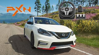 Forza Horizon 4 - 2018 Nissan Sentra Nismo (Steering Wheel w/ Clutch + Shifter) PXN V9 gameplay