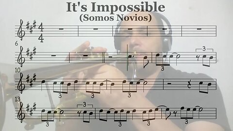 Somos Novios / It's impossible, Armando Manzanero [TRUMPET COVER] [ Bb Instr. PLAY ALONG]