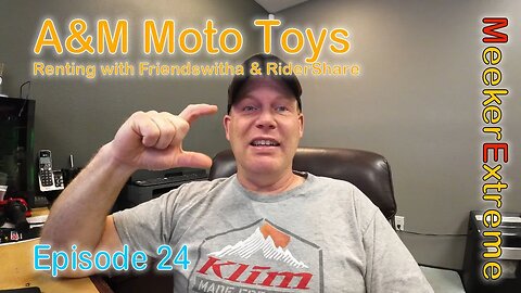 A&M Moto Toys - Episode 24 - Renting Electric and Dirt Bikes with Friendswitha and RiderShare