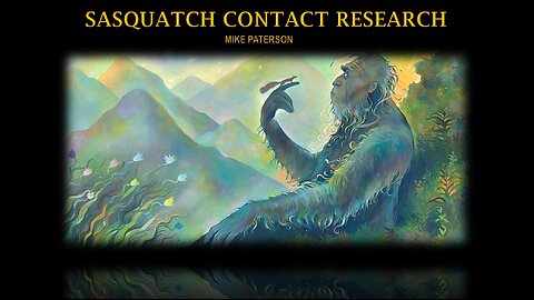 McMaster University Presentation - Sasquatch Contact Research
