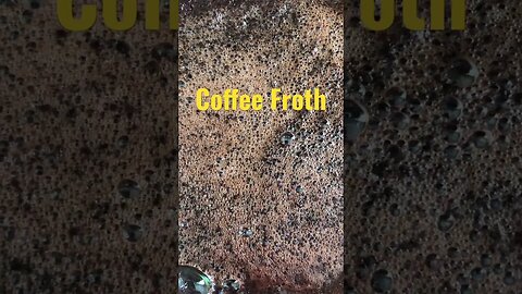 Coffee Froth #shorts #coffee #caffeine #frothycoffee