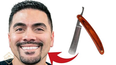 ASMR Shaving Experience: How to Shape Your Goatee with a Straight Razor