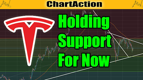 Tesla TSLA Stock Holding Support For Now