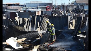 Almost 200 shacks have been burnt by fire