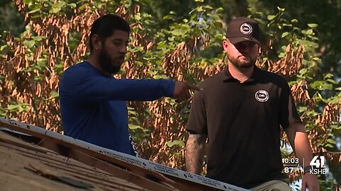 Kansas City roofers maneuver heat wave to complete jobs during busy season