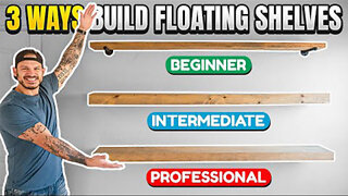 3 Ways To Build Floating Shelves