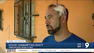 Fire & shootings-Wounded neighbor describes escape