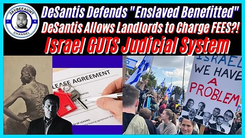 Israel SELF-INFLICTED Harm, Landlords Can CHARGE Fees?!, Chattel Slavery & SKILLS?