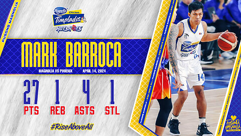 Mark Barroca Highlights [Magnolia vs Phoenix | Apr. 14, 2024]