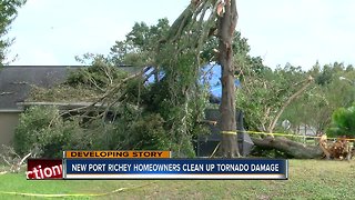 Tornado clean-up underway in Pasco Co. after Friday storms