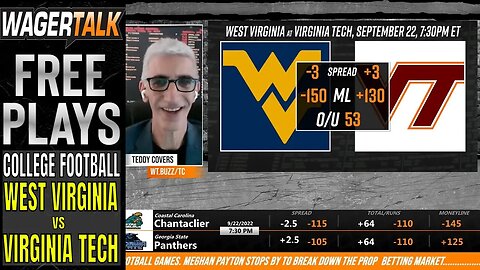 College Football Picks and Predictions | West Virginia vs Virginia Tech Betting Preview for Sept 22
