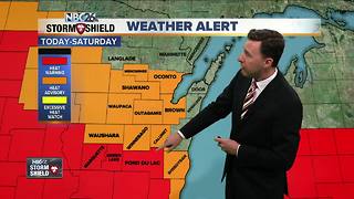 Michael Fish's NBC26 Storm Shield weather forecast