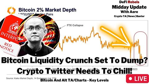 Bitcoin Liquidity Crunch Could Dump Us! | Binance CZ FUD & Twitter | Crypto TA, Price, News