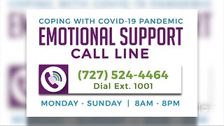 Pinellas Co. nonprofit launches a free 'emotional support line' for mental health