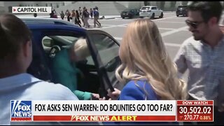 Elizabeth Warren Ducks Into Vehicle To Avoid Question About SCOTUS ‘Bounties’