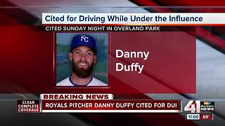 Danny Duffy cited for DUI in Overland Park