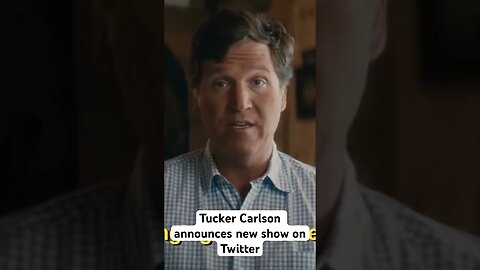 BREAKING: Tucker Carlson announces new show on Twitter #tuckercarlson #foxnews #twitter #freespeech
