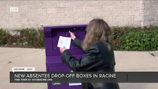 New absentee drop-off boxes placed in Racine