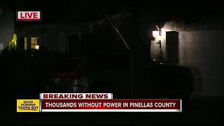 Thousands without power in Pinellas County