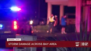 Storm damage across Pinellas County area