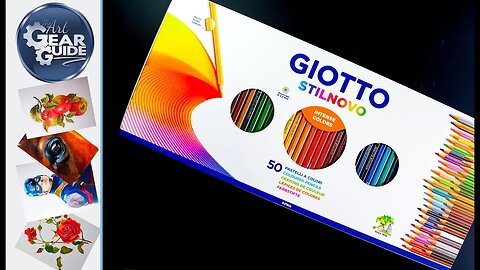 Giotto Stilnovo Colored Pencil Review, 50 Set Giotto Stilnovo Coloured Pencil Set