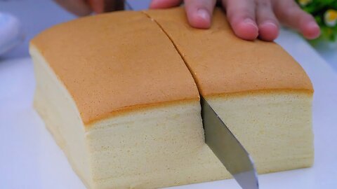 It's So Soft And Delicious That It Will Make You Addicted! Castella Cake Recipe