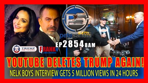 EP 2854-8AM YouTube Deletes NELK Boys Interview with President Trump! - 24 Hrs & 5 Mil Views