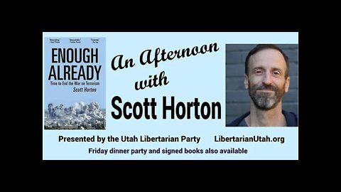 Scott Horton Speech on the History Behind the Russia-Ukraine Crisis SLC, Utah 2/26/22