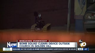 Suspicious device found outside church in Golden Hill