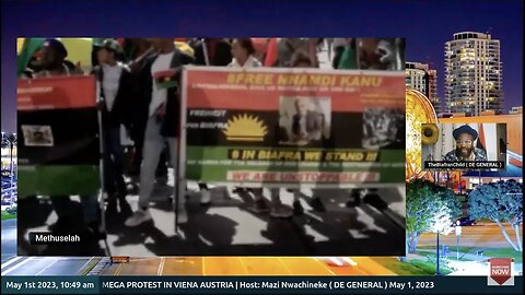 LIVE IPOB MEGA PROTEST IN VIENA AUSTRIA | May 1, 2023