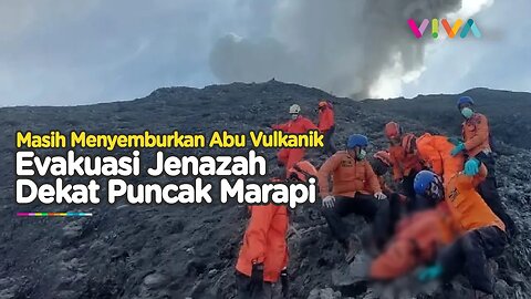 EVAKUASI 2 Pendaki Ditemukan Tewas di Dekat Puncak Marapi