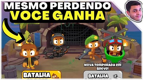 MESMO PERDENDO VOCE GANHA NO BLOONS TD BATTLES 2