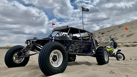 Choke Cherry @ Saint Anthony Sand Dunes (Drone Footage of Sandrail kennebell supercharged) 2020