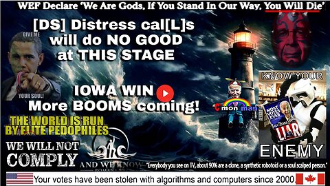 1.16.24: VICTORY in Iowa, Distress calls, MSM blame Evangelicals/Race, KATT W. Unleashed, J@bs, Pray