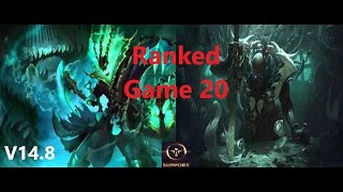 Ranked Game 20 Thresh Vs Pyke Support League Of Legends V14.8