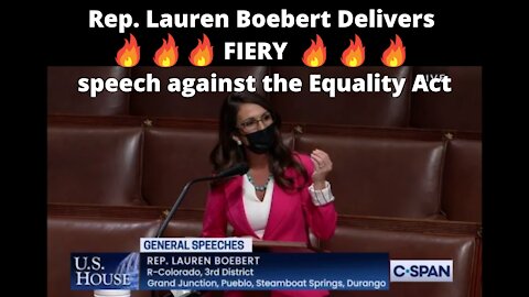 Rep. Lauren Boebert Delivers Fiery Speech Against the Equality Act