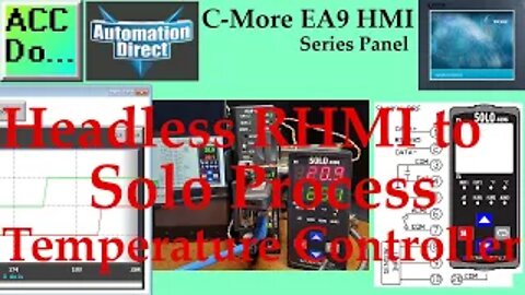 C-More EA9 HMI Series to Solo Process Temperature Controller
