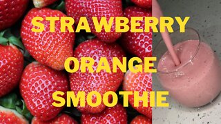 Strawberry Orange Smoothie