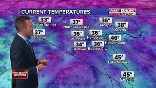 Las Vegas waking up to cold temps