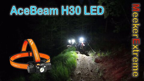 AceBeam H30 LED Helmet Light from A&M Moto Toys - Monument, Colorado