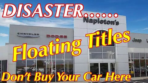 Napleton Chrysler Jeep Arlington Heights Is A Disaster Floating Titles